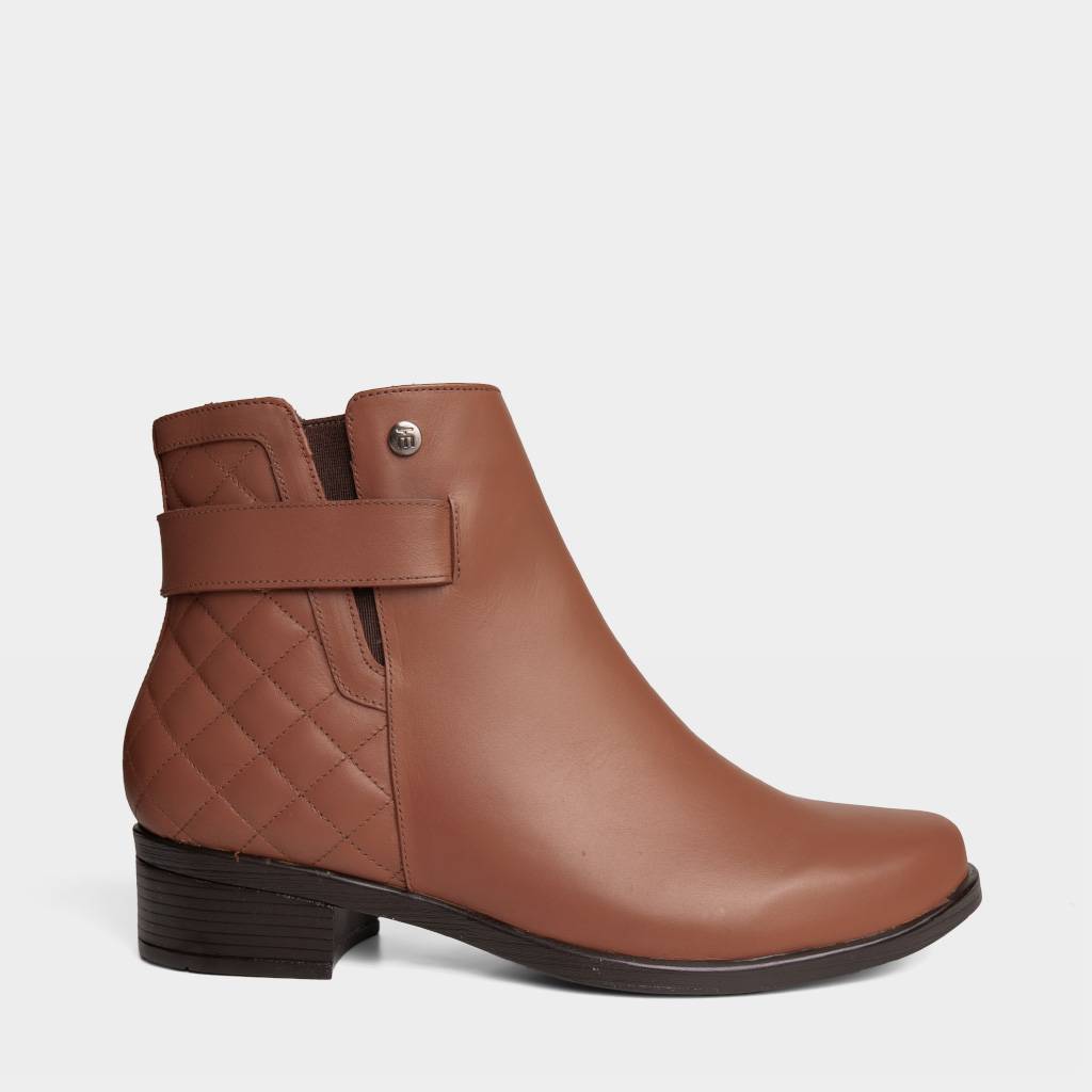 BOTINES MUJER TOP MODEL TMO-BK0030 CUERO - 1