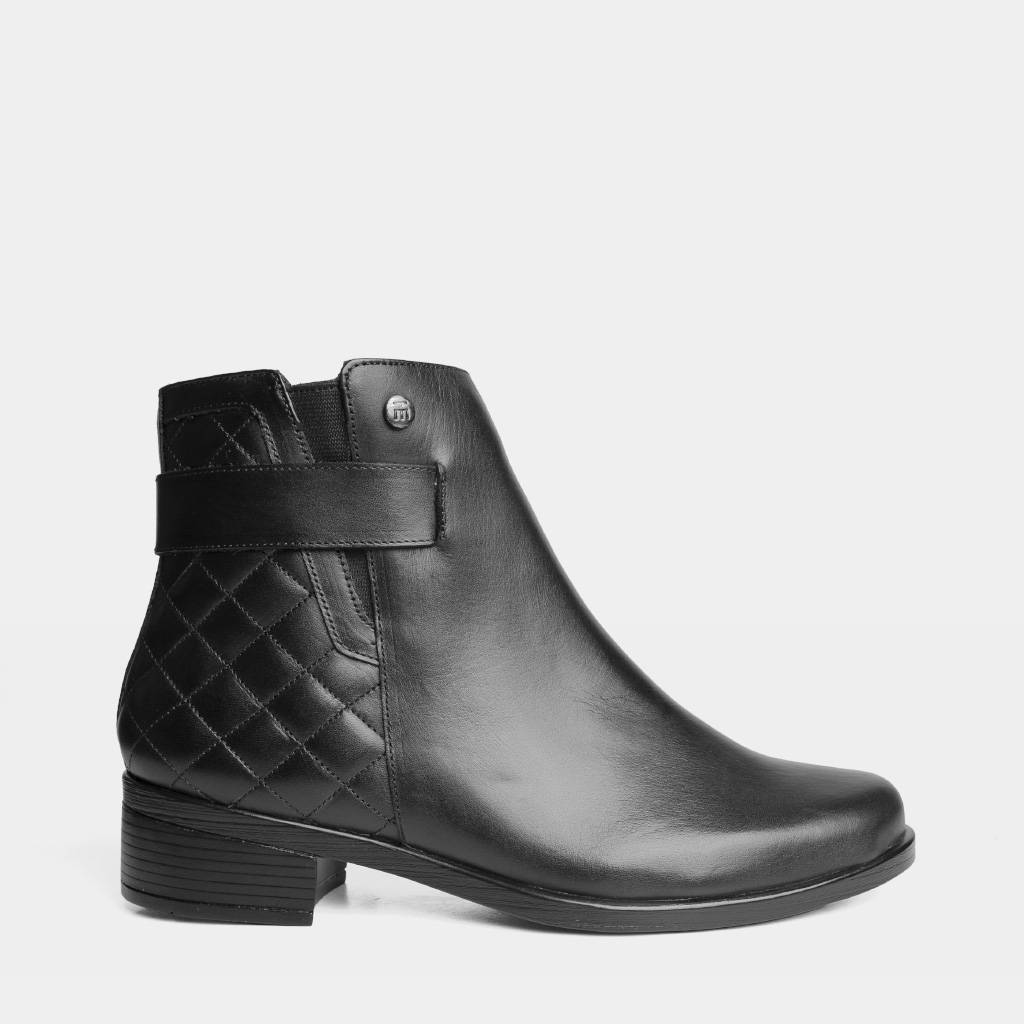 BOTINES MUJER TOP MODEL TMO-BK0030 CUERO - 1