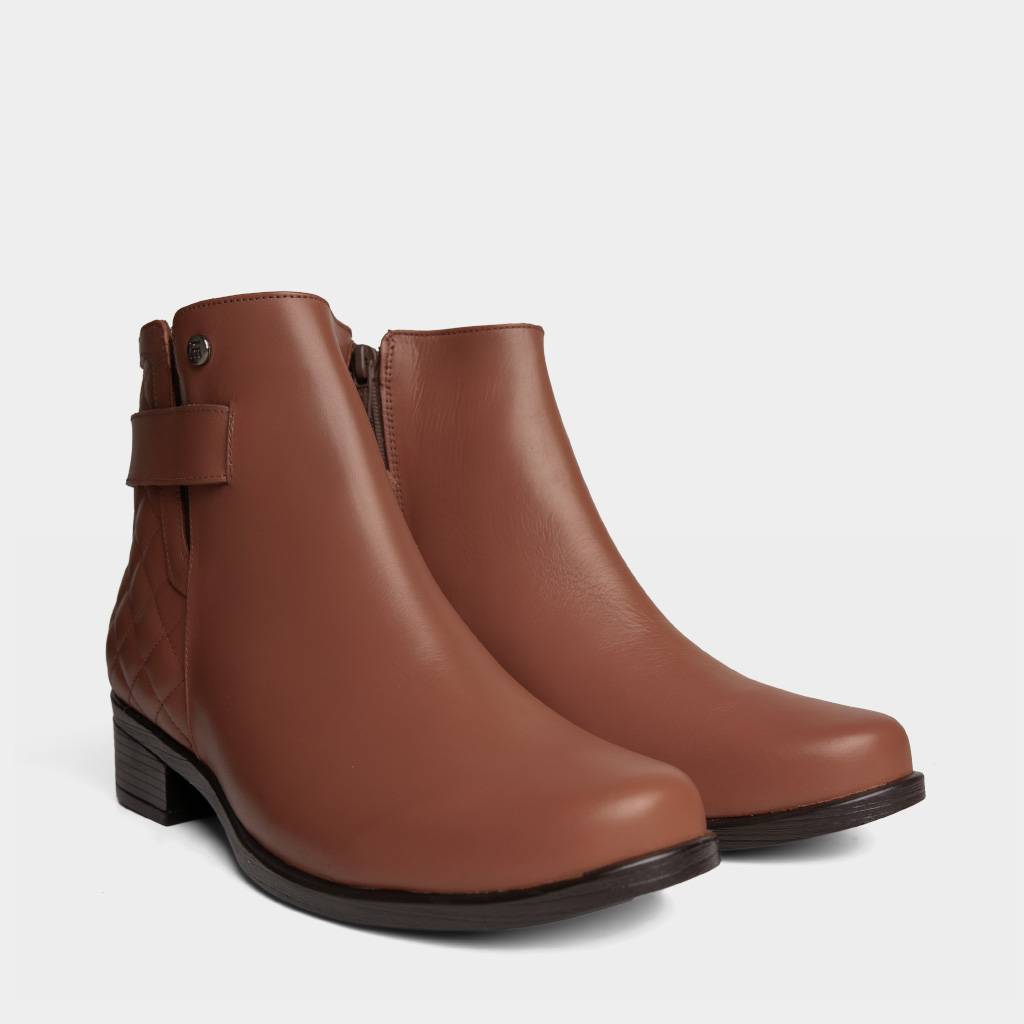 BOTINES MUJER TOP MODEL TMO-BK0030 CUERO - 2