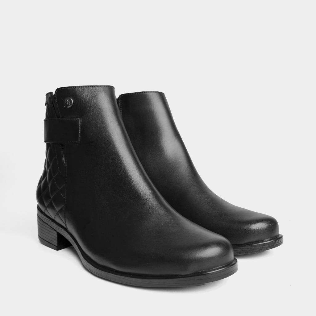 BOTINES MUJER TOP MODEL TMO-BK0030 CUERO - 2