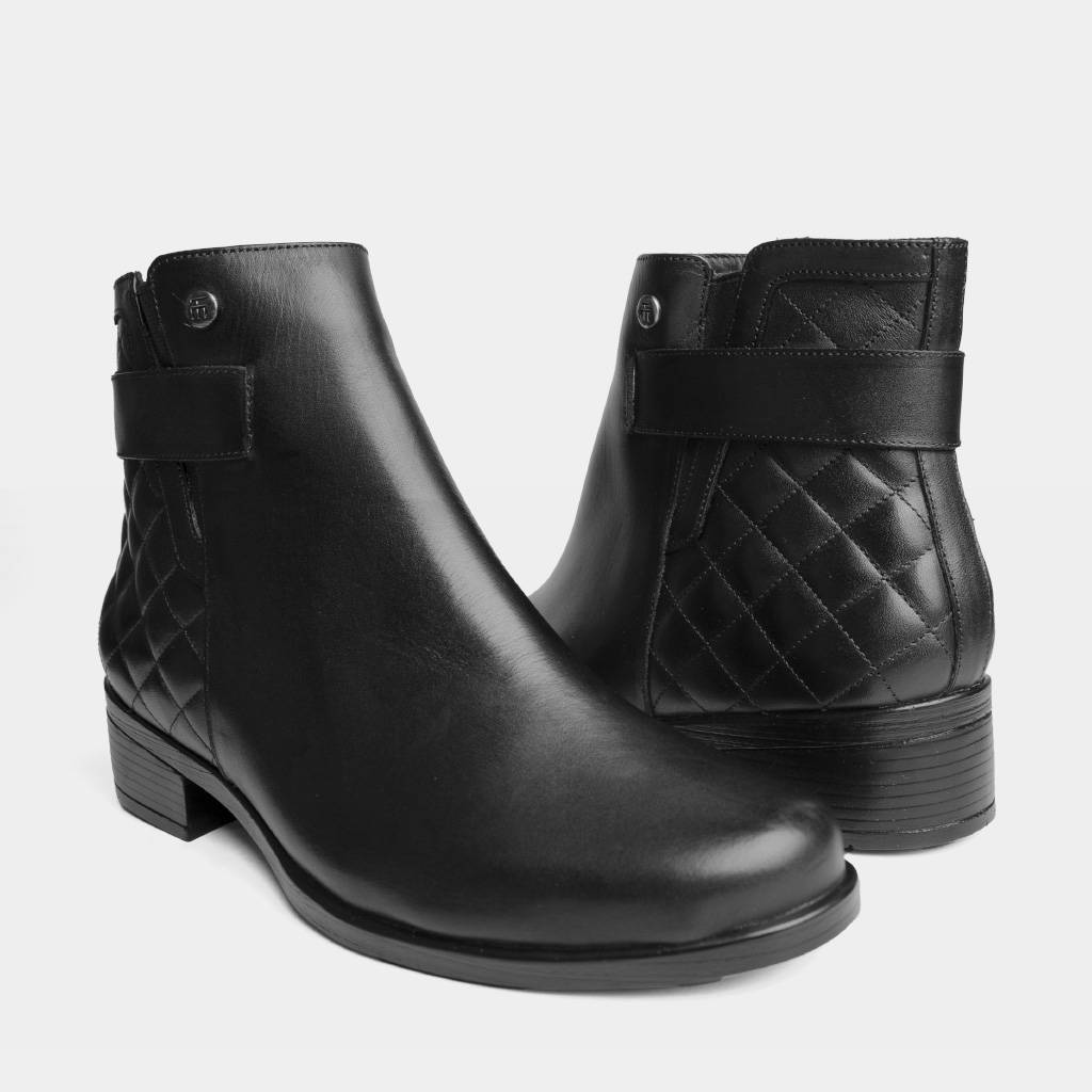 BOTINES MUJER TOP MODEL TMO-BK0030 CUERO - 5