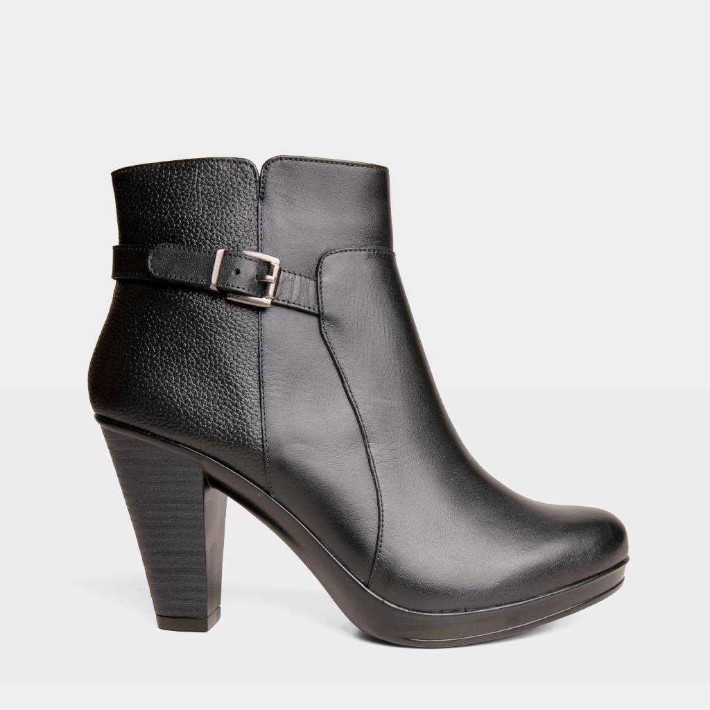 BOTINES CASUALES TOP MODEL MUJERES TMO-BK0026 CUERO - 1