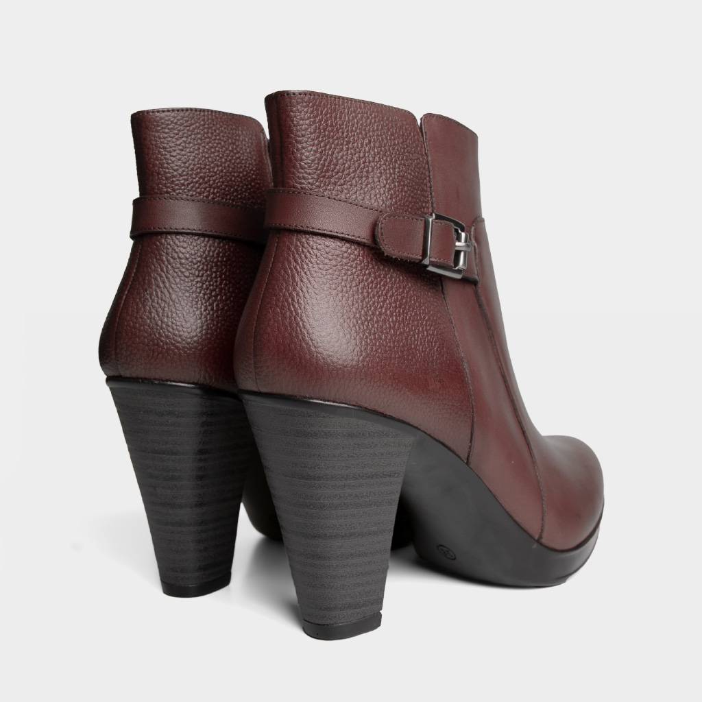 BOTINES CASUALES TOP MODEL MUJERES TMO-BK0026 CUERO - 3