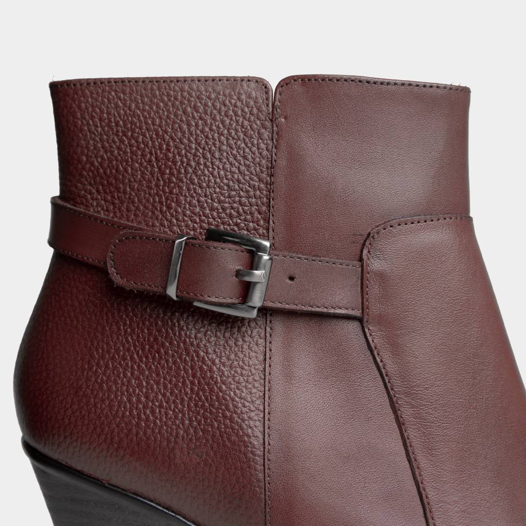 BOTINES MUJER TOP MODEL TMO-BK0026 CUERO - 4
