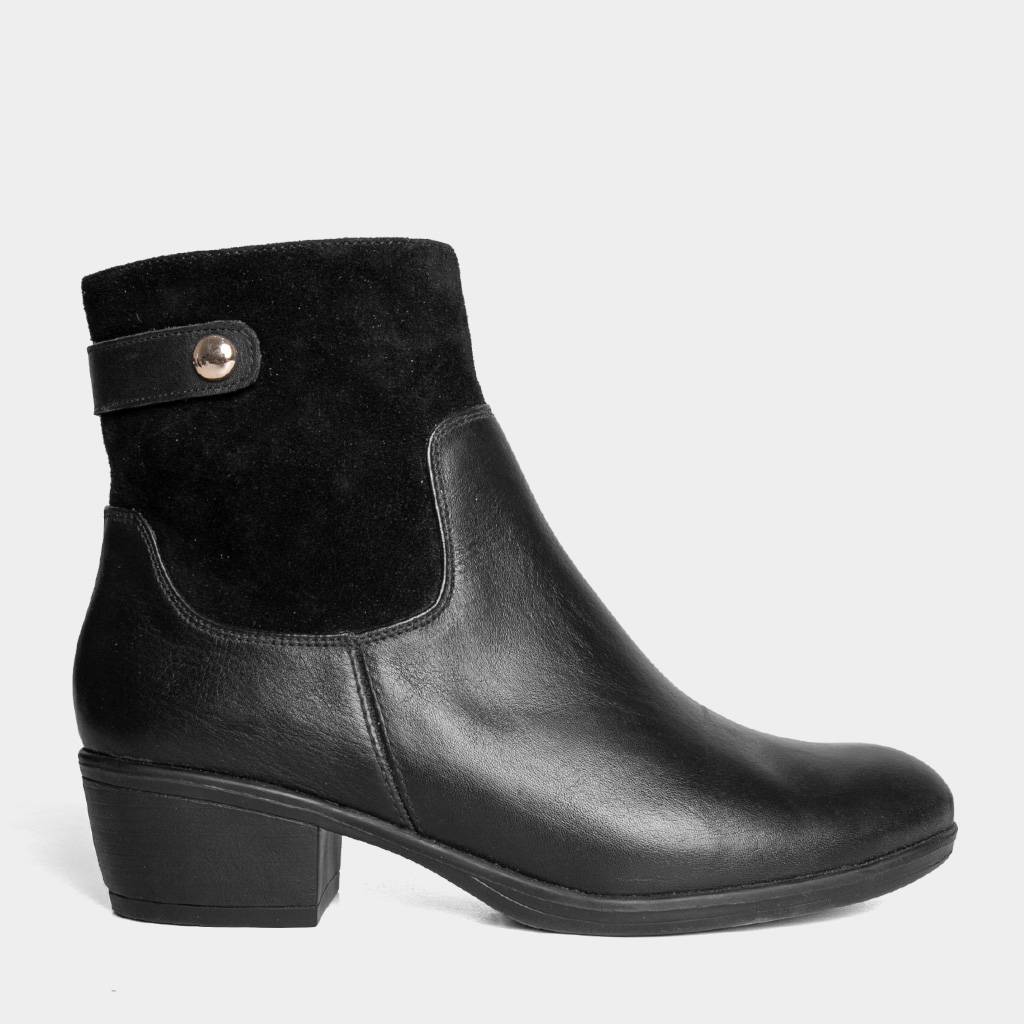 BOTINES MUJER TOP MODEL TMO-LK0045 CUERO - 1