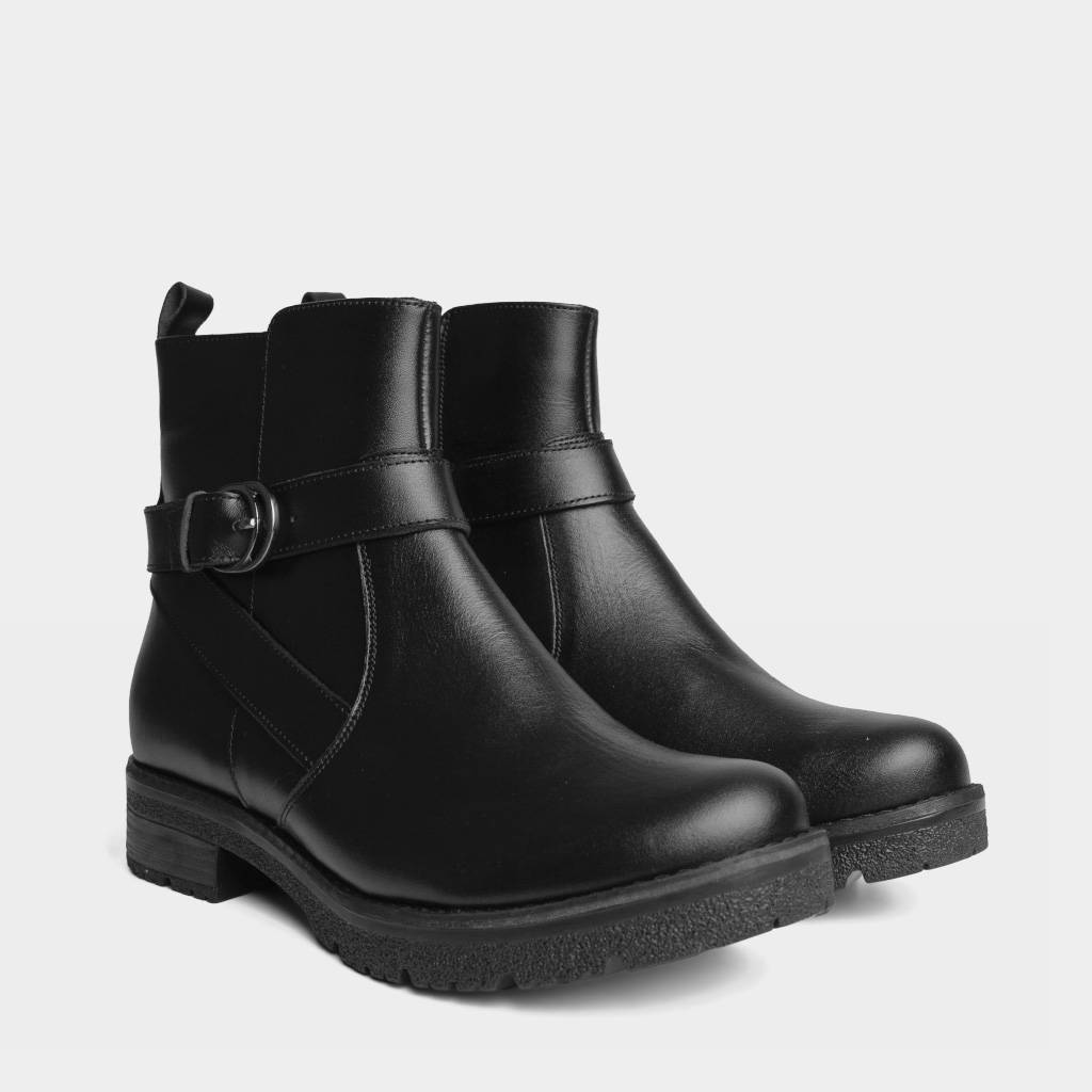 BOTINES MUJER TOP MODEL TMO-BK0039 CUERO - 2