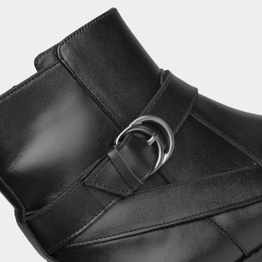 BOTINES MUJER TOP MODEL TMO-BK0039 CUERO - 4