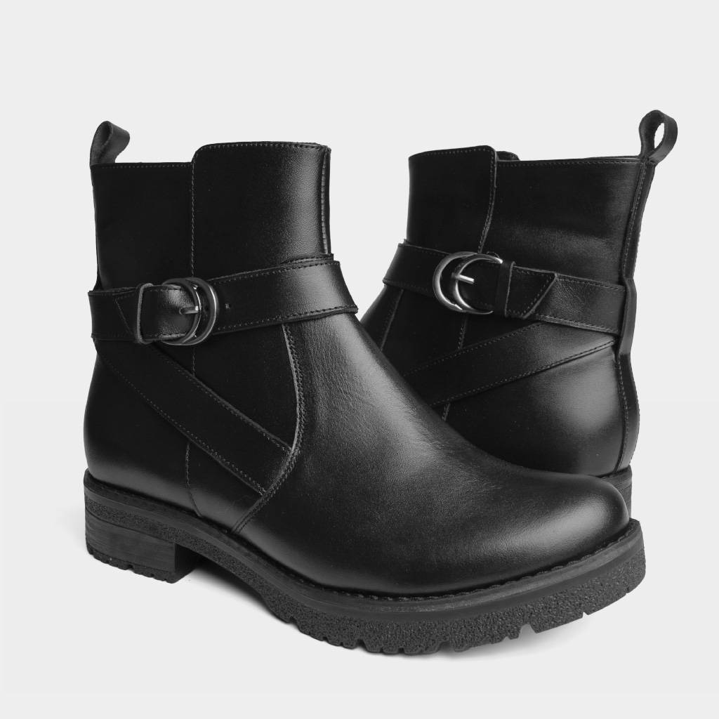 BOTINES MUJER TOP MODEL TMO-BK0039 CUERO - 5