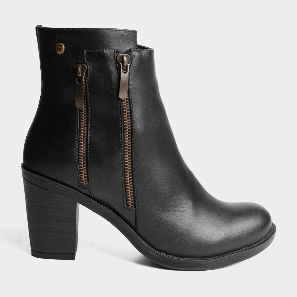 BOTINES TOP MODEL MUJERES TMO-BK0041 CUERO - 1
