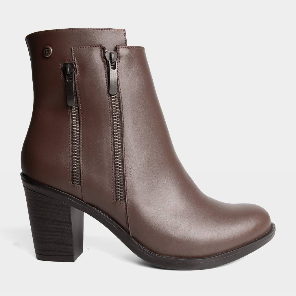 BOTINES MUJER TOP MODEL TMO-BK0041 CUERO - 1