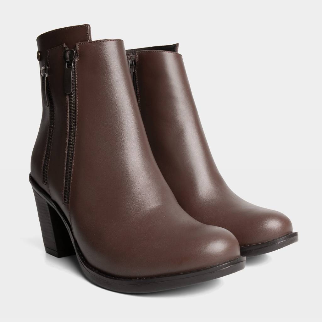 BOTINES MUJER TOP MODEL TMO-BK0041 CUERO - 2