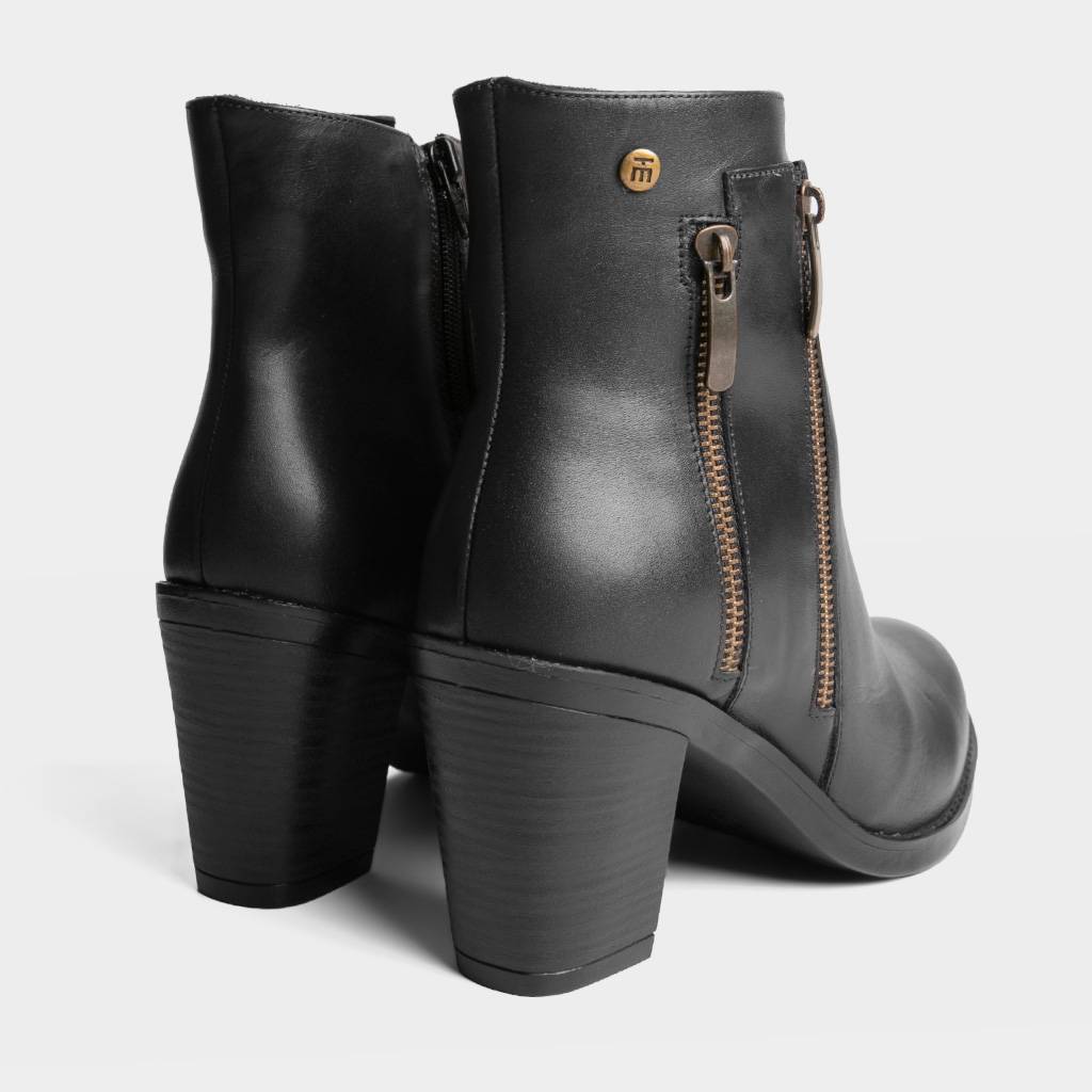 BOTINES MUJER TOP MODEL TMO-BK0041 CUERO - 2