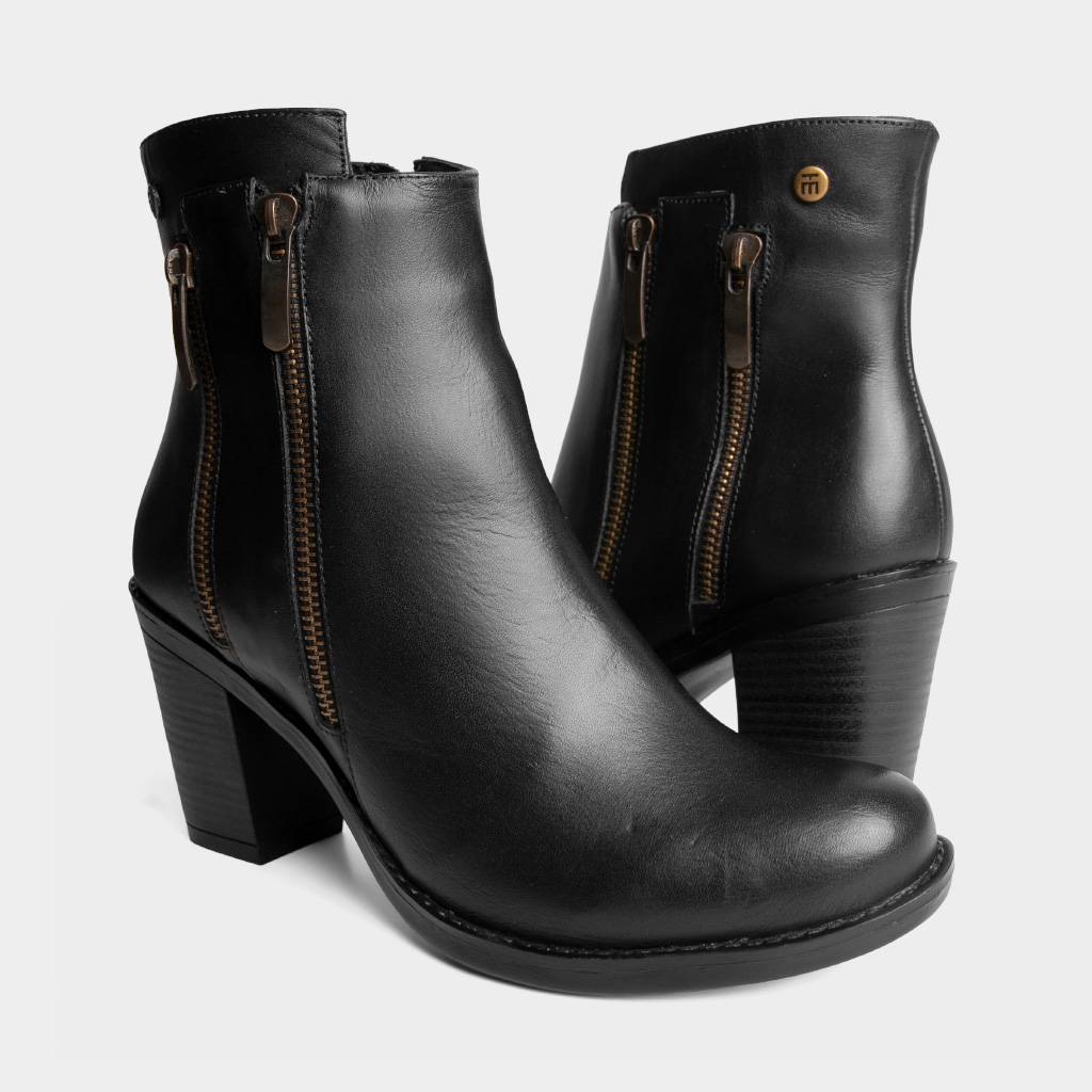 BOTINES TOP MODEL MUJERES TMO-BK0041 CUERO - 4
