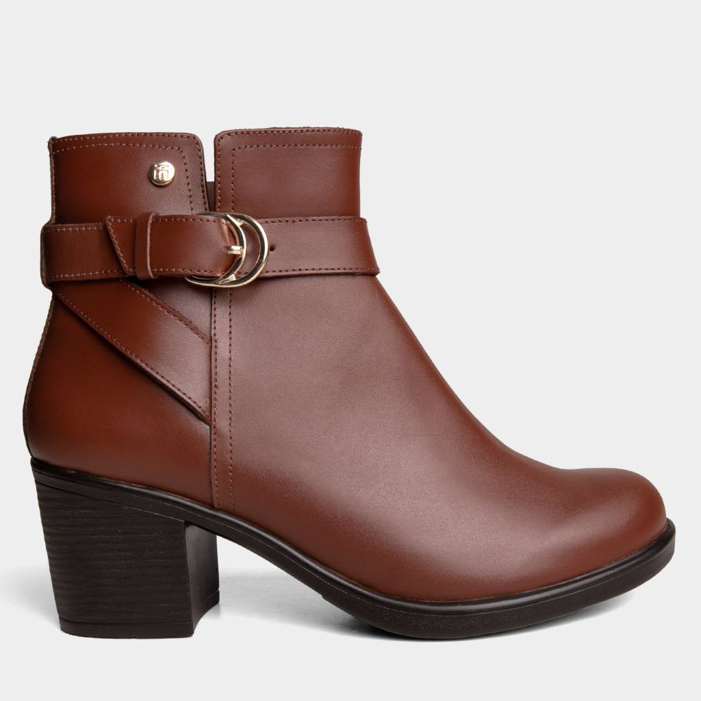 BOTINES MUJER TOP MODEL TMO-BK0035 CUERO - 1