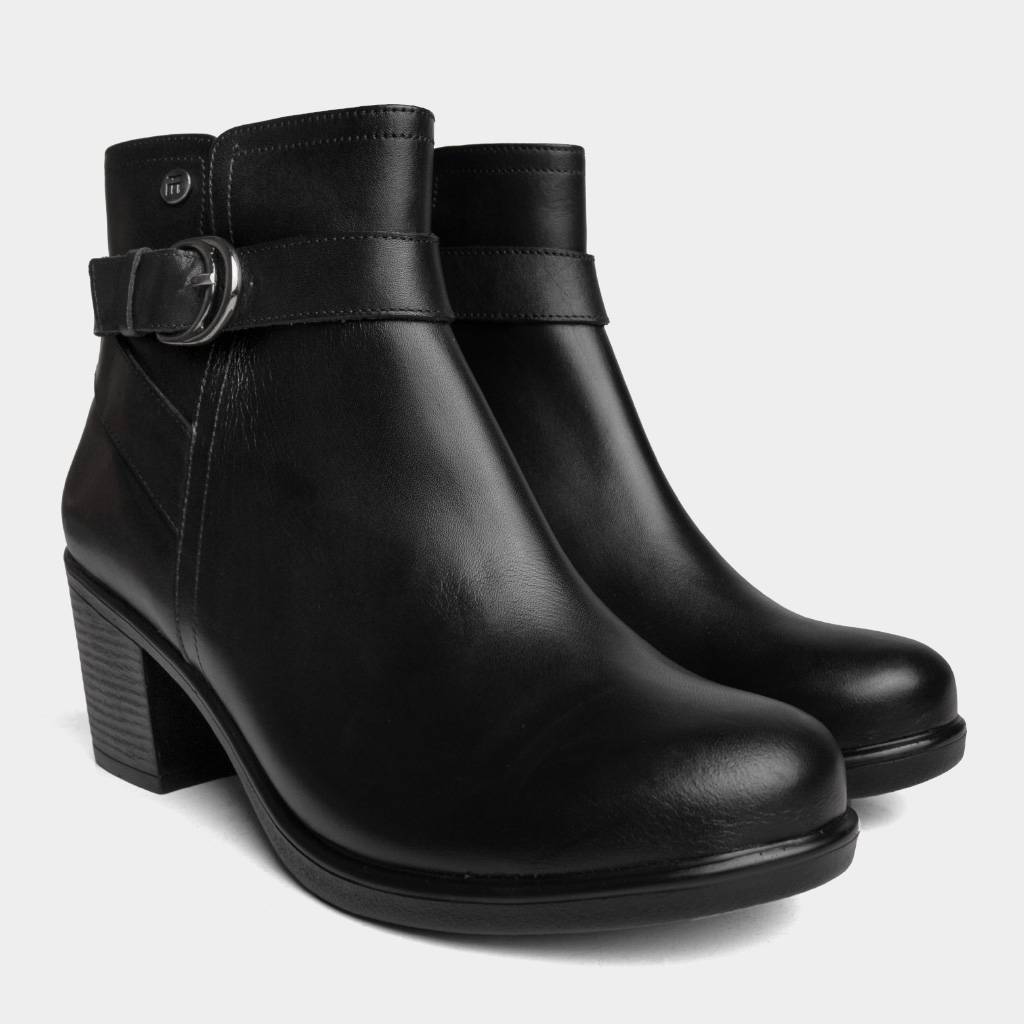 BOTINES CASUALES TOP MODEL MUJERES TMO-BK0035 CUERO - 2