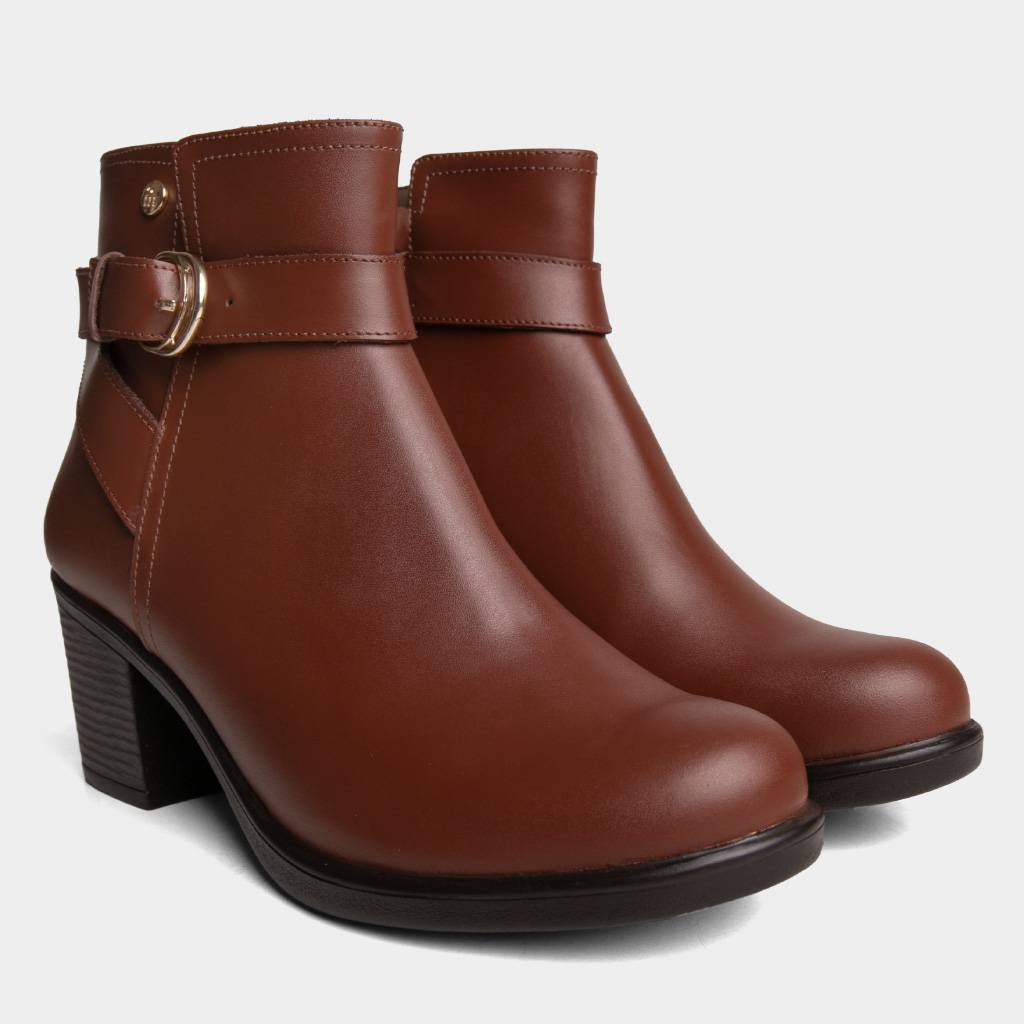 BOTINES MUJER TOP MODEL TMO-BK0035 CUERO - 2