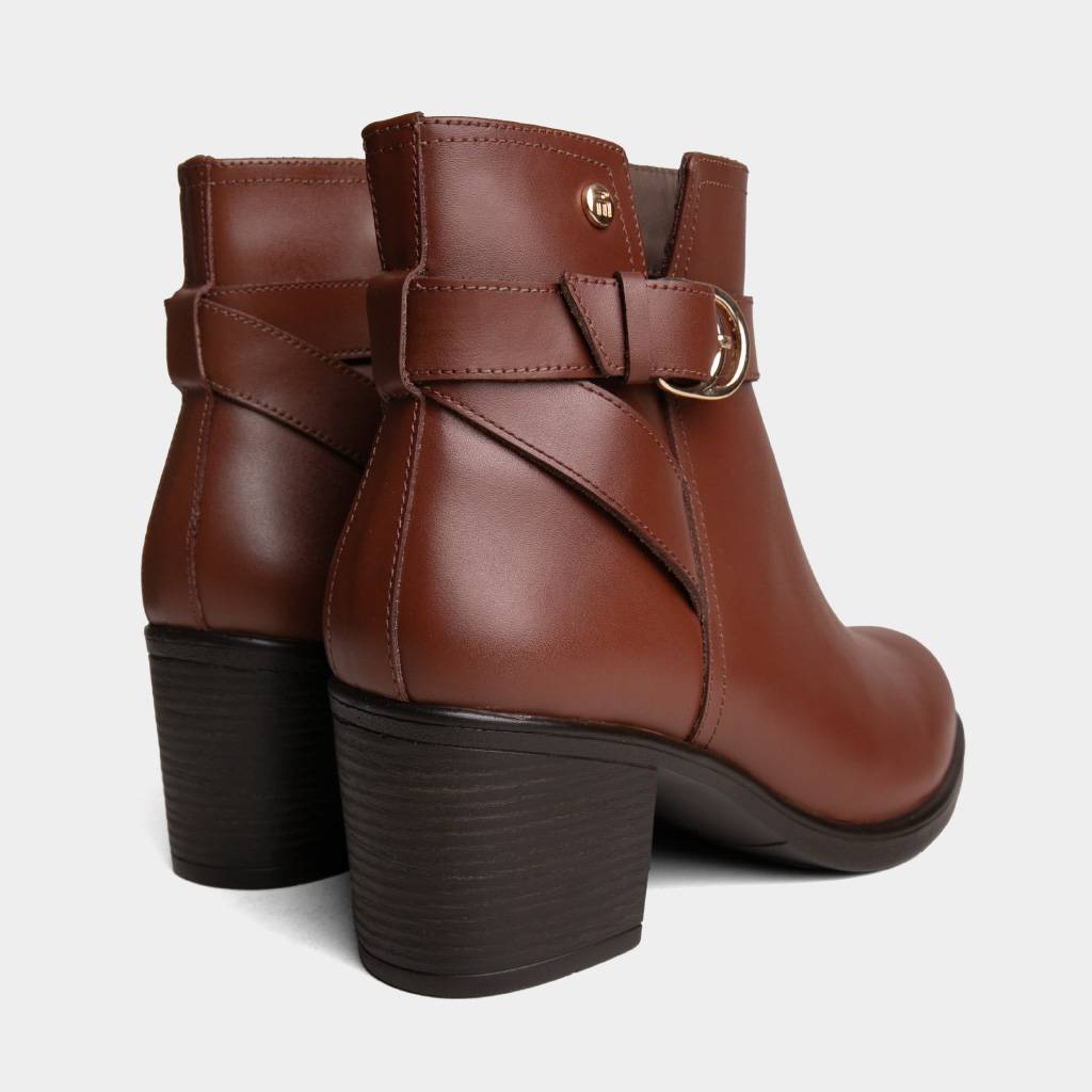 BOTINES MUJER TOP MODEL TMO-BK0035 CUERO - 3