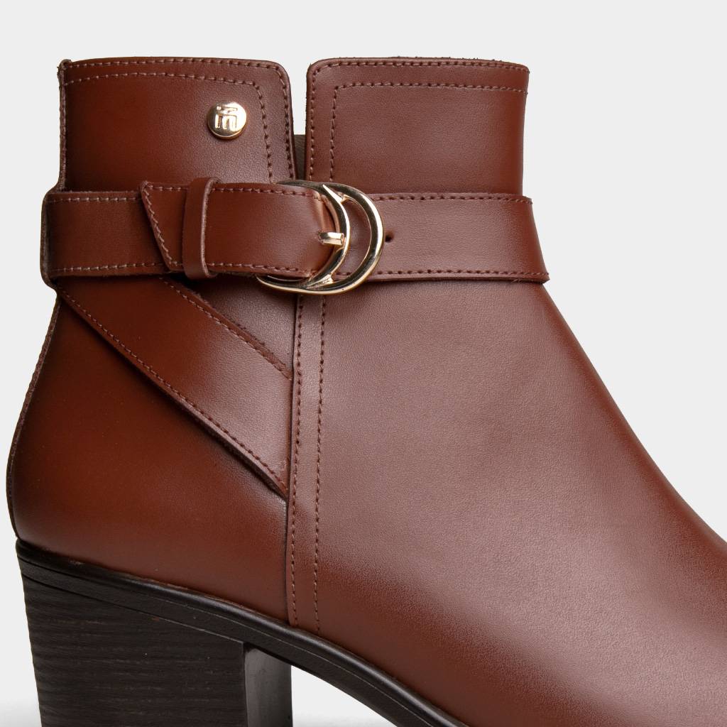BOTINES MUJER TOP MODEL TMO-BK0035 CUERO - 4