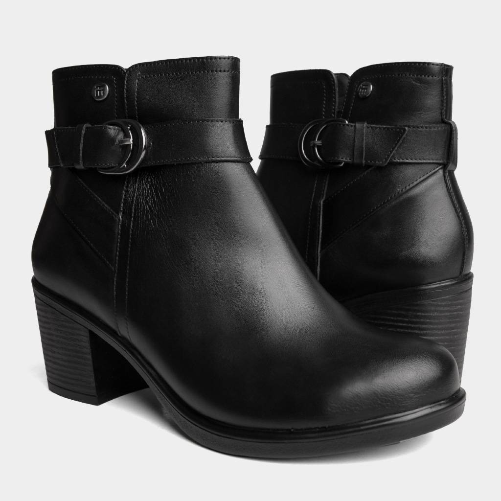 BOTINES CASUALES TOP MODEL MUJERES TMO-BK0035 CUERO - 5