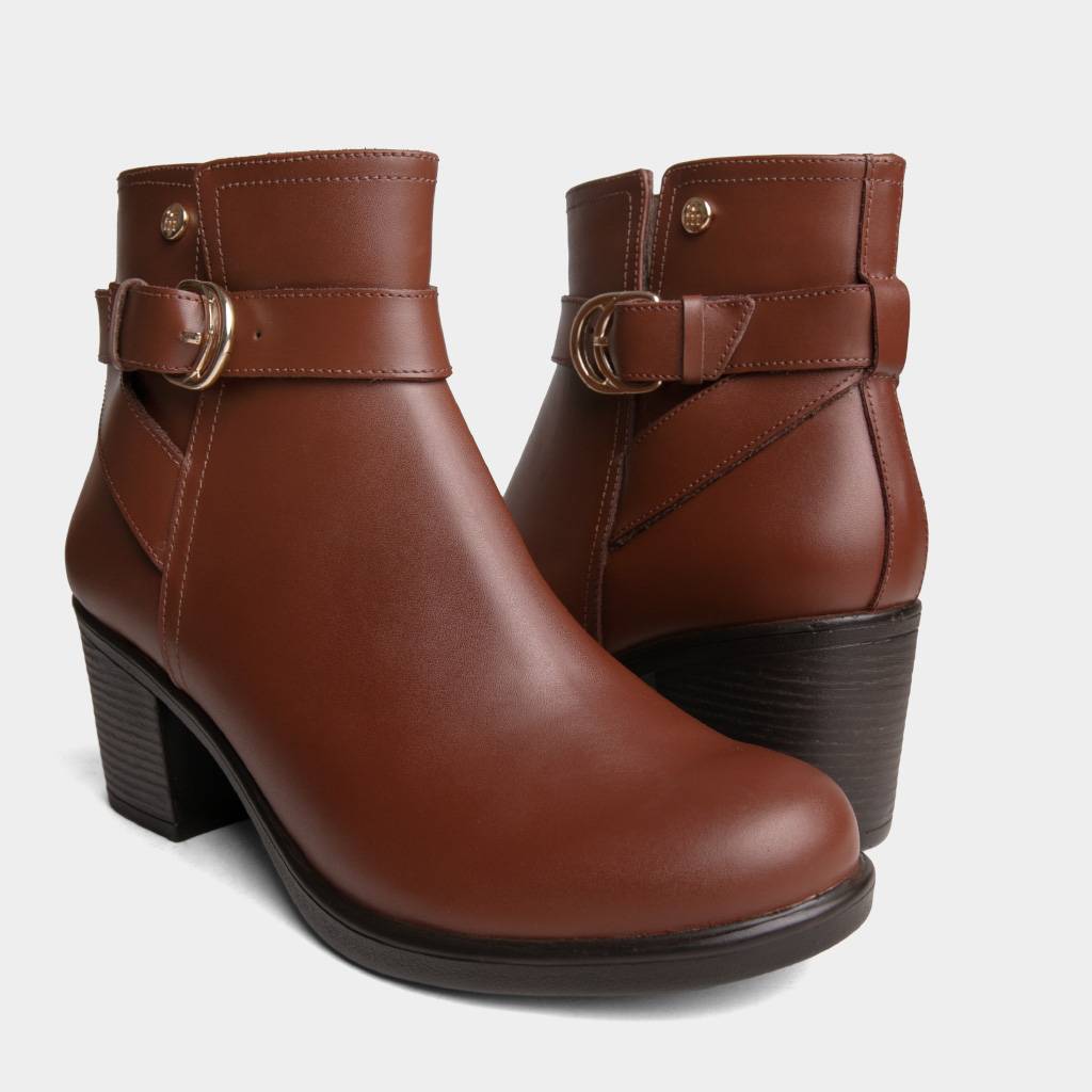 BOTINES MUJER TOP MODEL TMO-BK0035 CUERO - 5