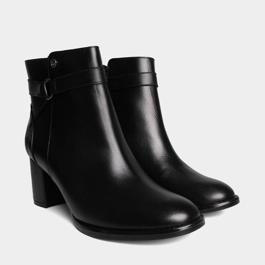 BOTINES CASUALES TOP MODEL MUJERES TMO-MH00002 CUERO - 2