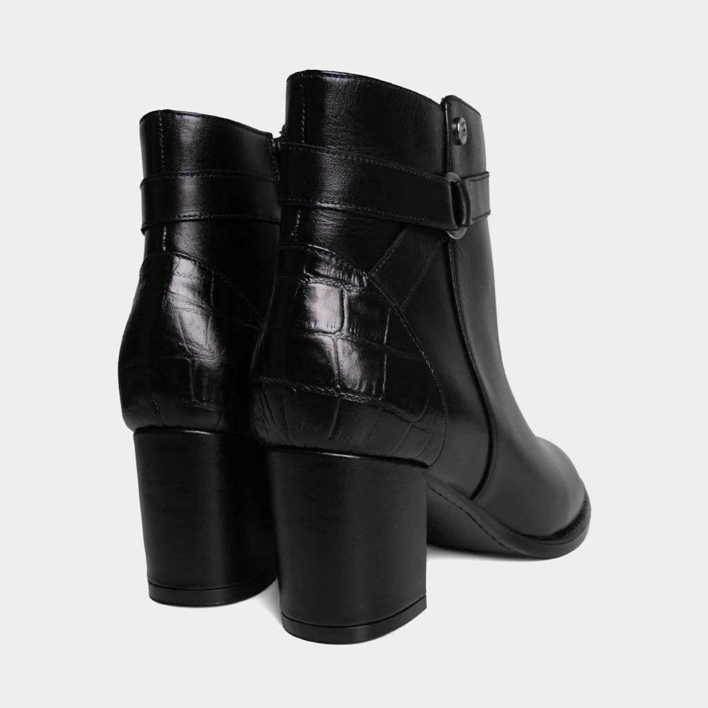 BOTINES CASUALES TOP MODEL MUJERES TMO-MH00002 CUERO - 3