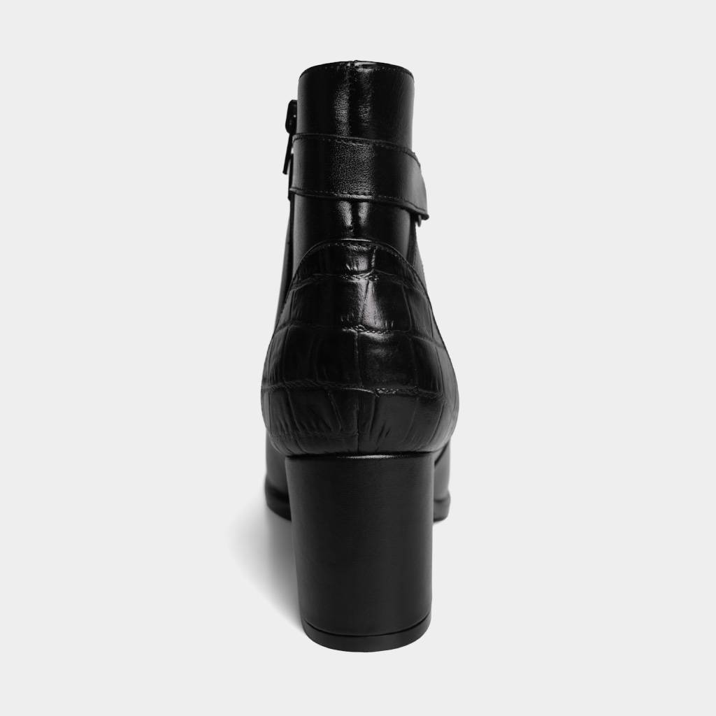 BOTINES CASUALES TOP MODEL MUJERES TMO-MH00002 CUERO - 5