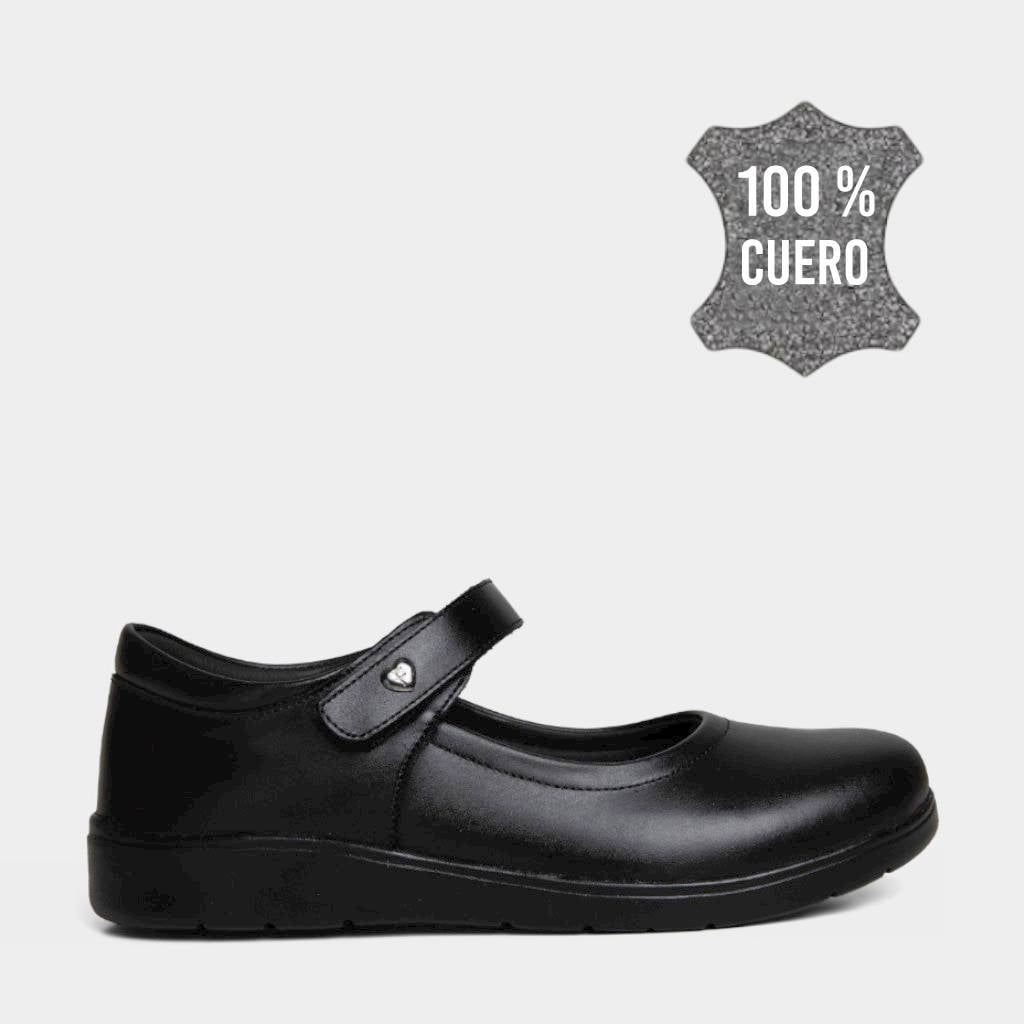 ZAPATOS ESCOLARES FOOTLOOSE KIDS NIÑAS FTK-N0007 CUERO - 1