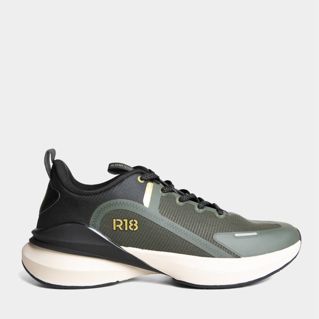 ZAPATILLAS RUNNING HOMBRE R18 HABANA - 1