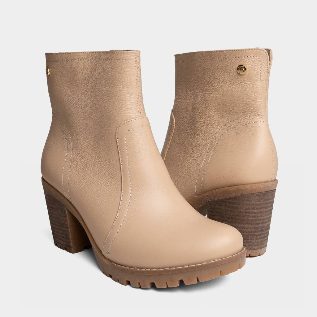 BOTINES CASUALES TOP MODEL MUJERES TMO-MH0028 CUERO - 5