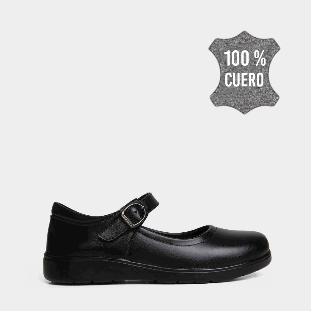 ZAPATOS ESCOLARES FOOTLOOSE KIDS NIÑAS FTK-N0008 CUERO - 1