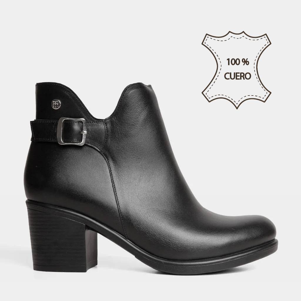 BOTINES DE VESTIR TOP MODEL MUJERES TMO-MH0036 CUERO - 1