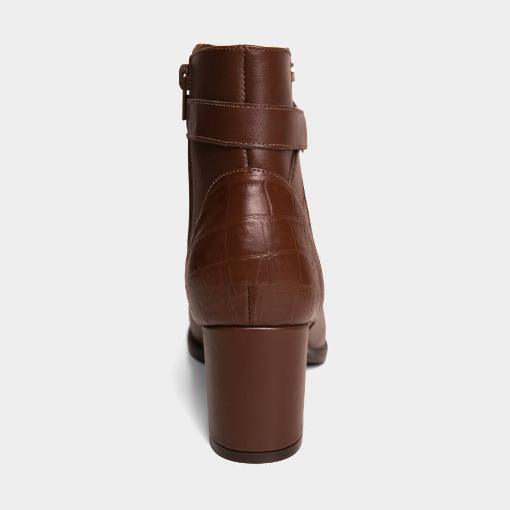 BOTINES CASUALES TOP MODEL MUJERES TMO-MH00002 CUERO - 5