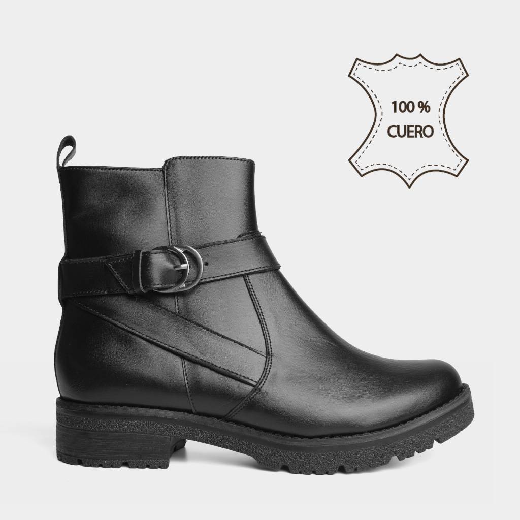 BOTINES CASUALES TOP MODEL MUJERES TMO-BK0039 CUERO - 1
