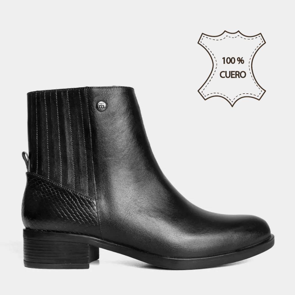 BOTINES CASUALES TOP MODEL MUJERES TMO-IC0046 CUERO - 1