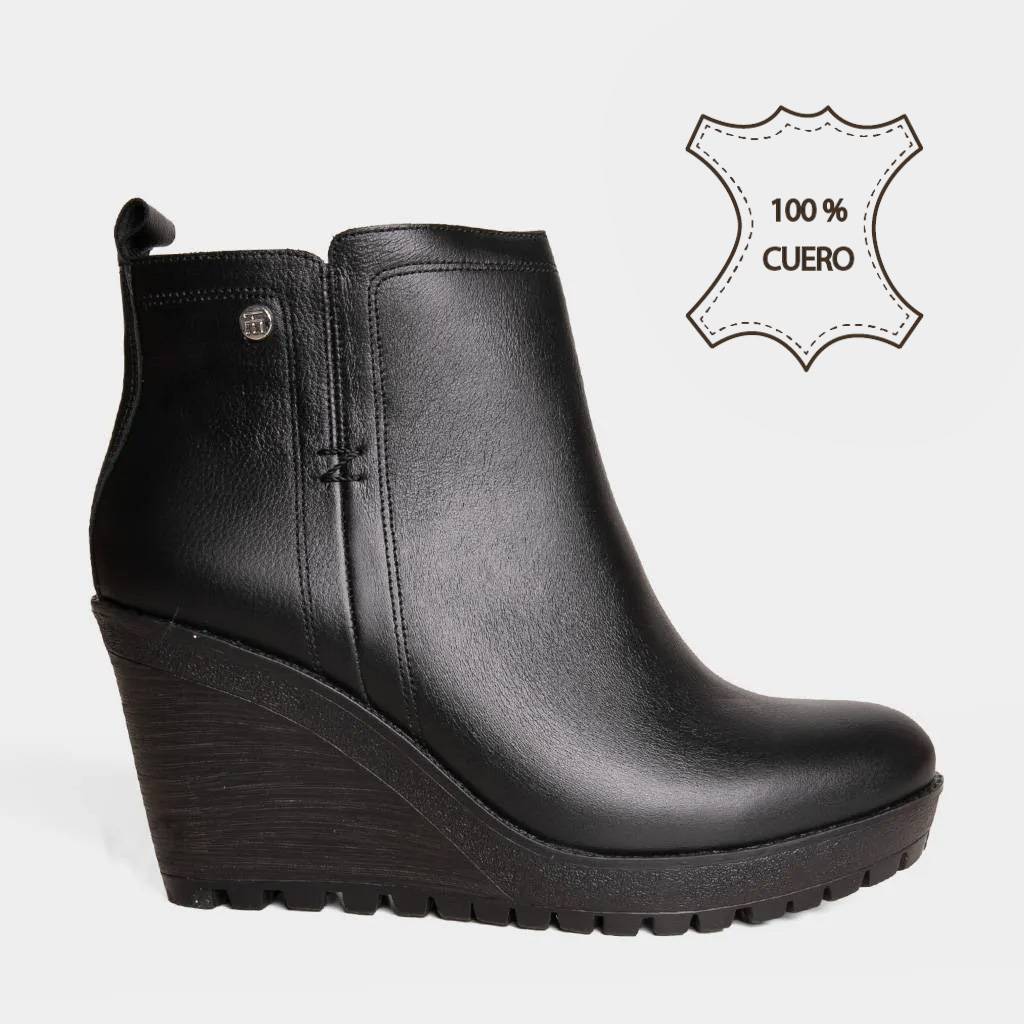 BOTINES CASUALES TOP MODEL MUJERES TMO-MH0031 CUERO - 1