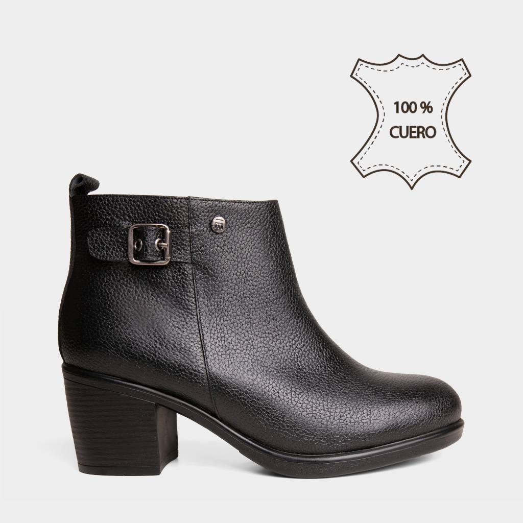 BOTINES CASUALES TOP MODEL MUJERES TMO-IC0021 CUERO - 1