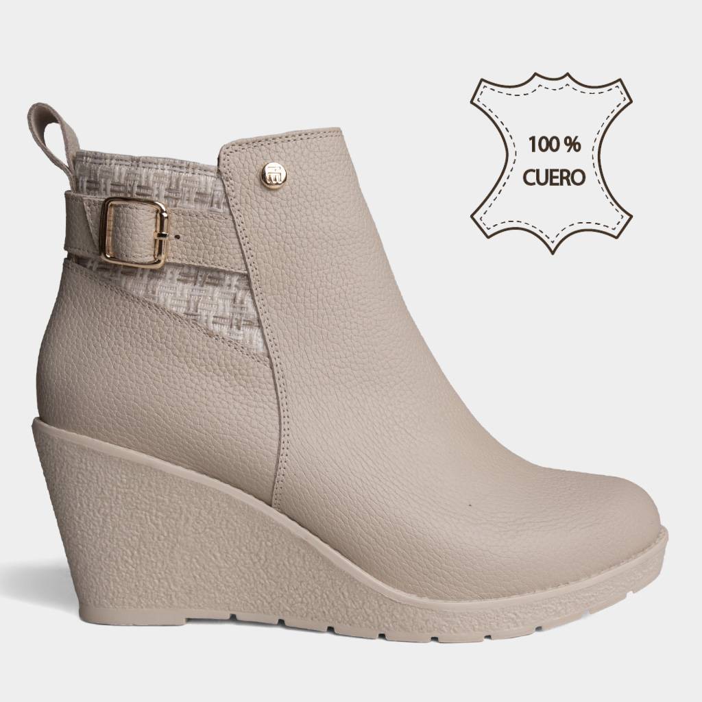 BOTINES TOP MODEL MUJERES TMO-IC0037 CUERO - 1