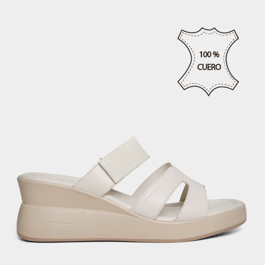 SANDALIAS CASUALES TOP MODEL MUJERES TMO-N0006 CUERO - 1