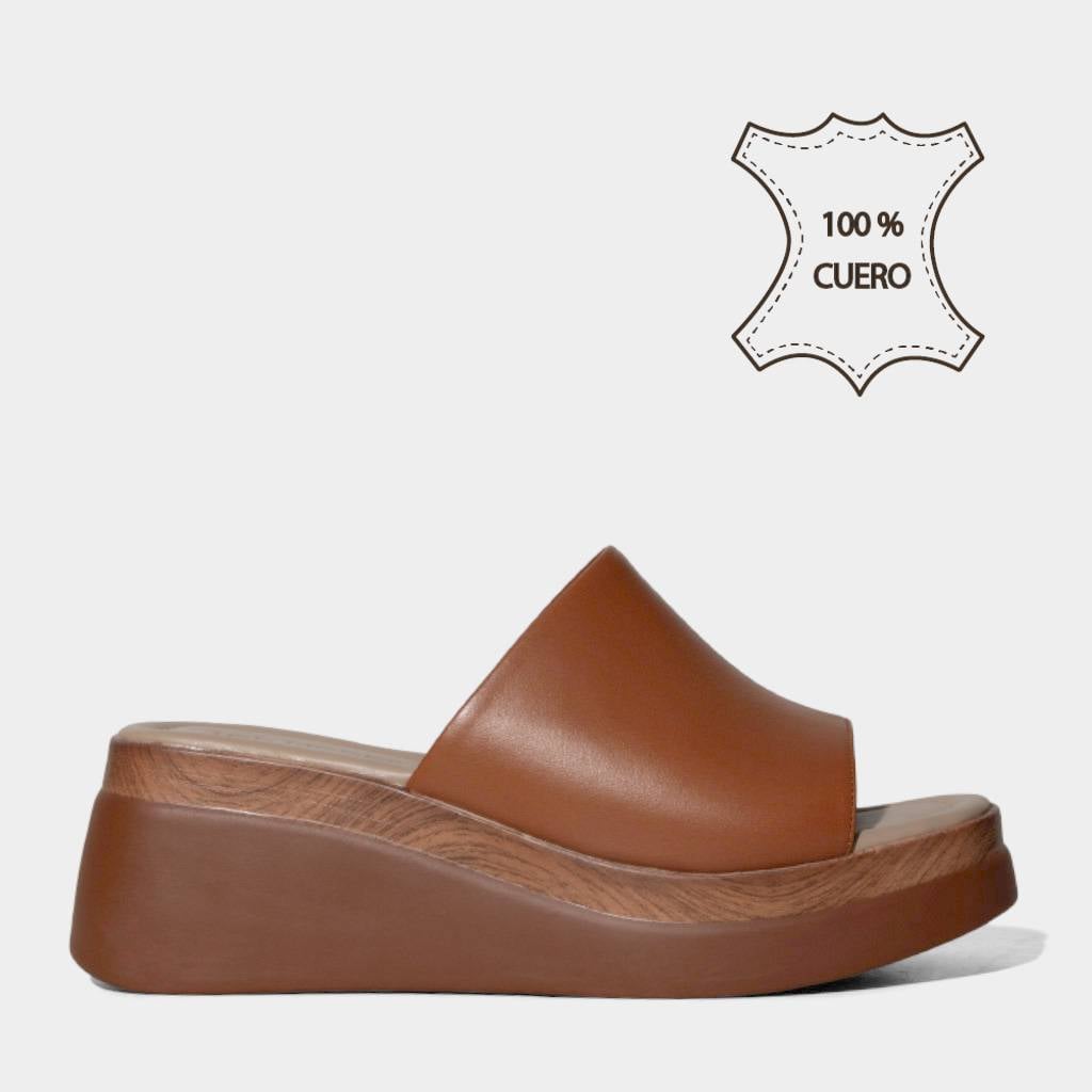 SANDALIAS CASUALES TOP MODEL MUJERES TMO-N0011 CUERO - 1