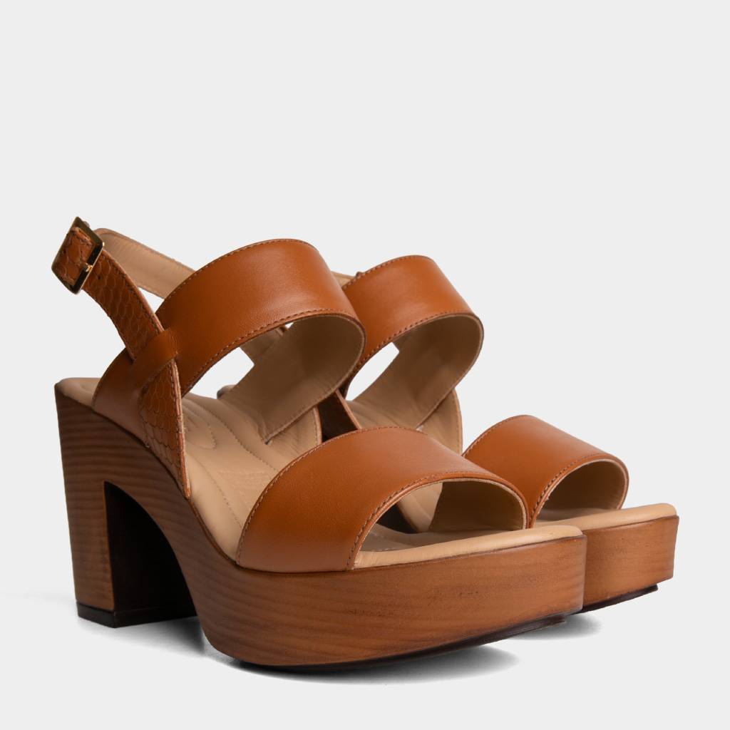 SANDALIAS CASUALES TOP MODEL MUJERES TMO-N0032 CUERO - 2