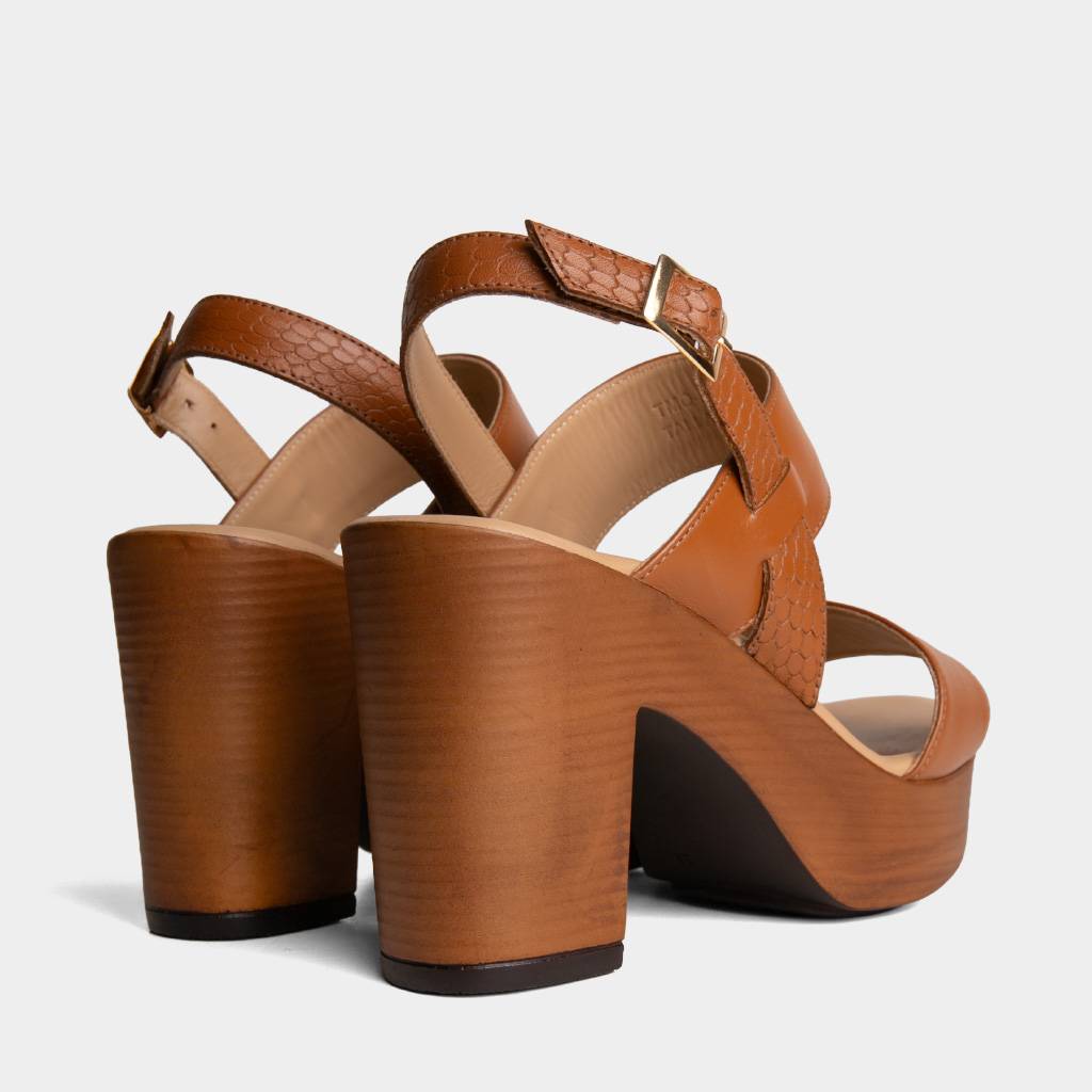 SANDALIAS CASUALES TOP MODEL MUJERES TMO-N0032 CUERO - 3