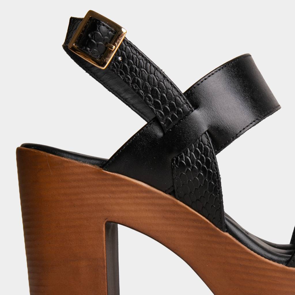 SANDALIAS CASUALES TOP MODEL MUJERES TMO-N0032 CUERO - 4