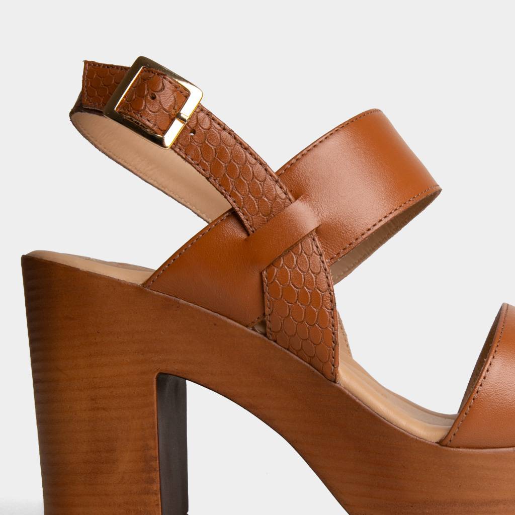 SANDALIAS CASUALES TOP MODEL MUJERES TMO-N0032 CUERO - 4