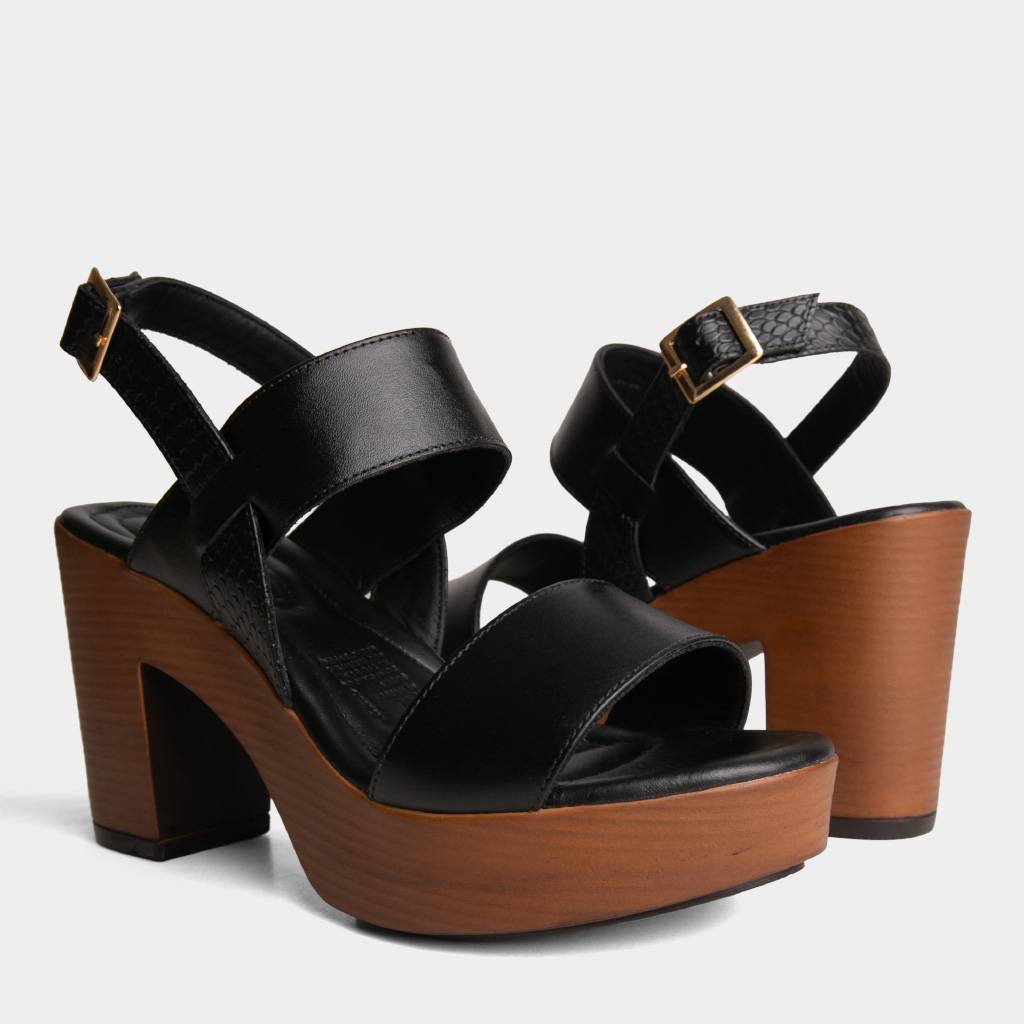 SANDALIAS CASUALES TOP MODEL MUJERES TMO-N0032 CUERO - 5
