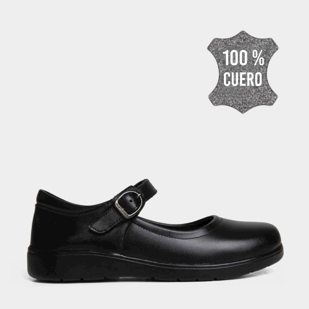 ZAPATOS ESCOLARES FOOTLOOSE KIDS NIÑAS FTK-N0009 CUERO - 1