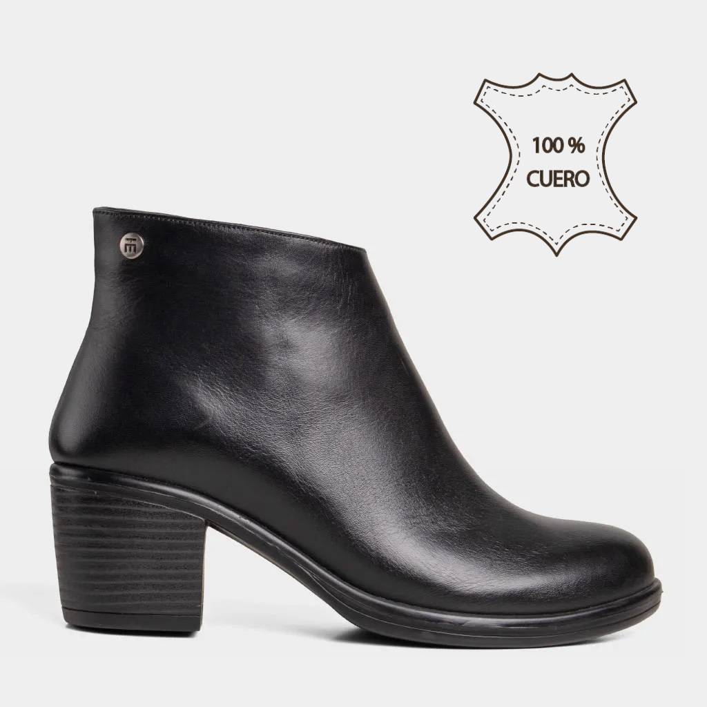 BOTINES CASUALES TOP MODEL MUJERES TMO-BK0020 CUERO - 1