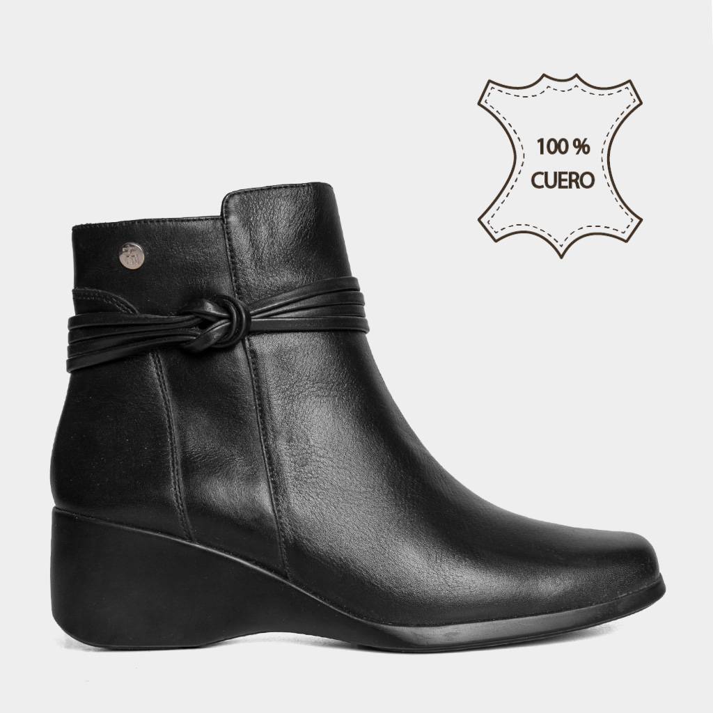 BOTINES CASUALES TOP MODEL MUJERES TMO-LK0032 CUERO - 1