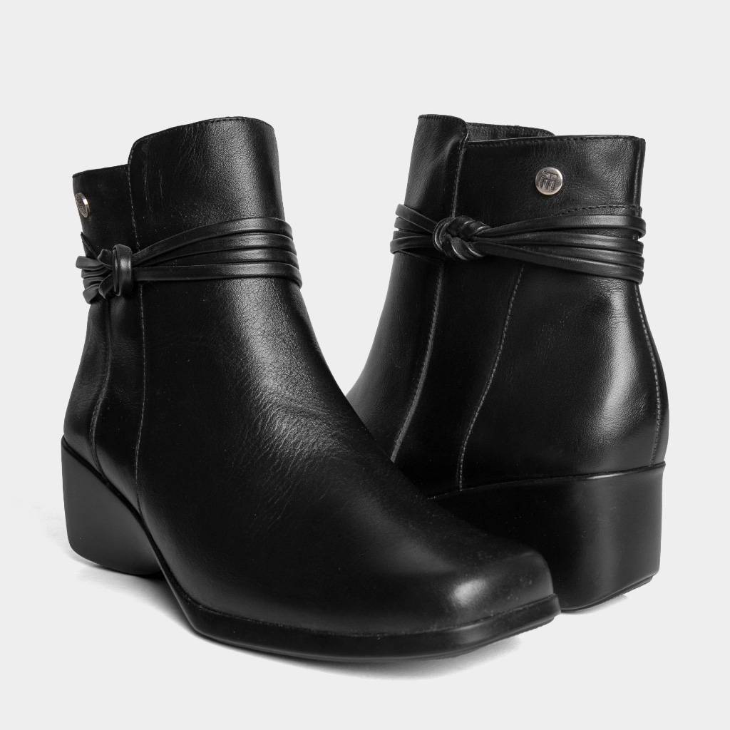 BOTINES CASUALES TOP MODEL MUJERES TMO-LK0032 CUERO - 5