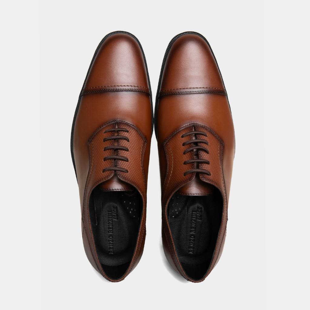 ZAPATOS DE VESTIR RENZO RENZINI HOMBRES RRZ-AM00010 CUERO - 3